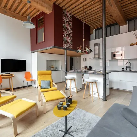 La Boheme - Au Coeur De La Croix-rousse Apartmán
