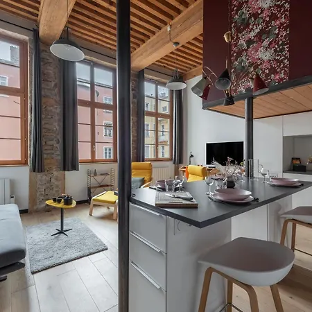 La Boheme - Au Coeur De La Croix-rousse Apartmán *